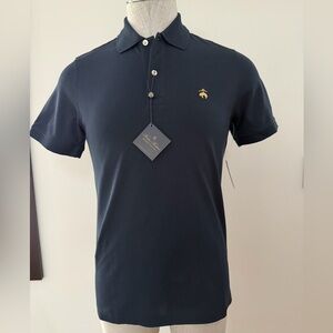 Brooks Brothers Dark Blue Polo Shirt Slim Fit
